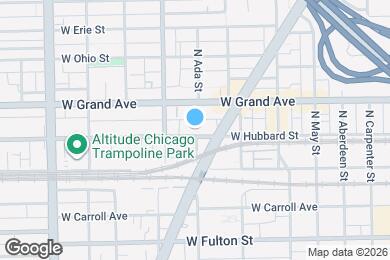 Map image of the property - 1350 W Hubbard St