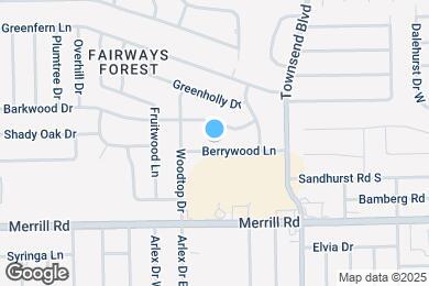 Map image of the property - 7035 Berrywood Ln
