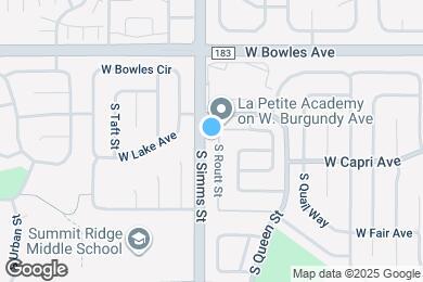 Map image of the property - 6025 S Routt St