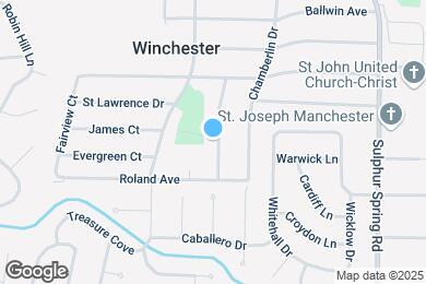 Map image of the property - 441 Rosedale Ter
