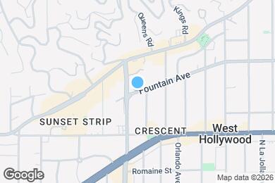 Map image of the property - 8472 1/2 Fountain Ave