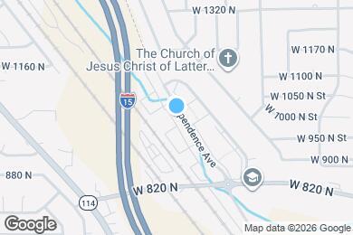 Map image of the property - 1041 Independence Ave