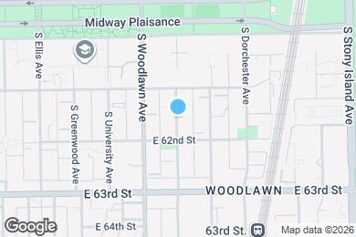 Map image of the property - 6135 S Kimbark Ave