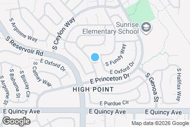 Map image of the property - 4166 S Ensenada St