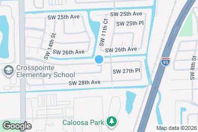 Map image of the property - 1154 SW 27th Ave