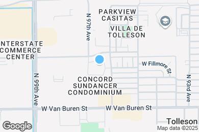 Map image of the property - Desert View Apartments