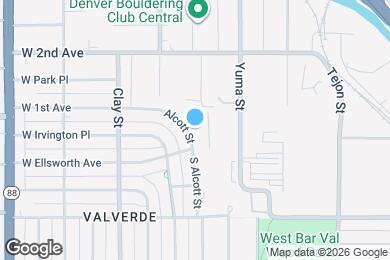 Map image of the property - 42 Alcott St