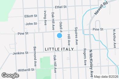 Map image of the property - 321 Odell Ave