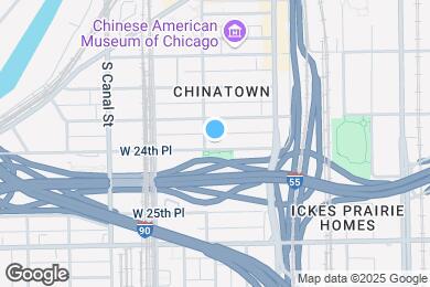 Map image of the property - 260 W 24th Pl