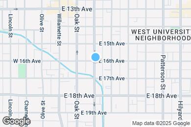 Map image of the property - 1605 Pearl St