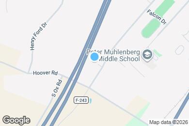 Map image of the property - 1286 S Ox Rd