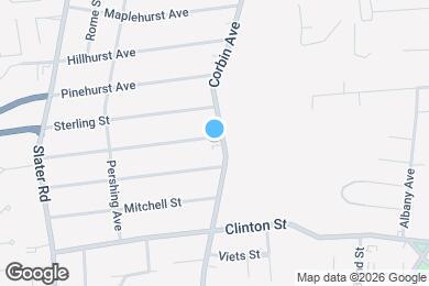 Map image of the property - 1592 Corbin Ave