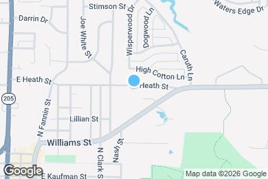 Map image of the property - 810 E Heath St