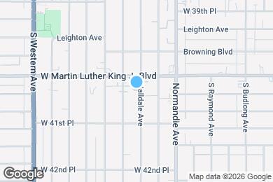 Map image of the property - 4021 Halldale Ave