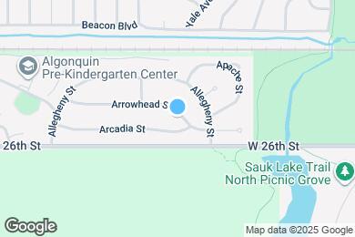 Map image of the property - 275 Arrowhead St