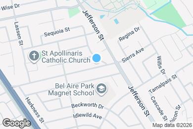 Map image of the property - 1498 Sierra Ave