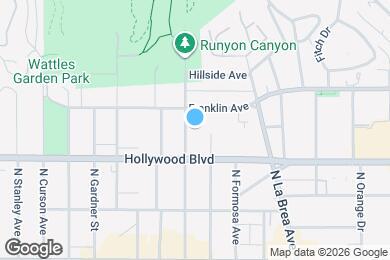 Map image of the property - 1734 N Fuller Ave