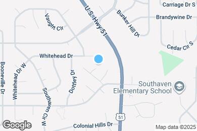 Map image of the property - 8398 Hickory Cove