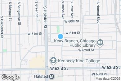 Map image of the property - 708 W 61st Pl