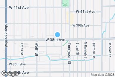 Map image of the property - 4553 W 38th Ave