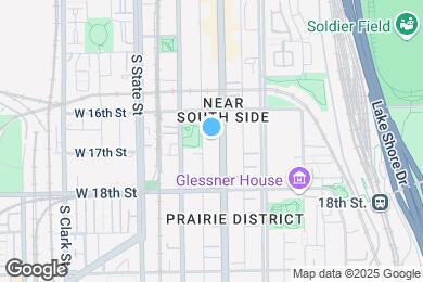 Map image of the property - 1620 S Michigan Ave
