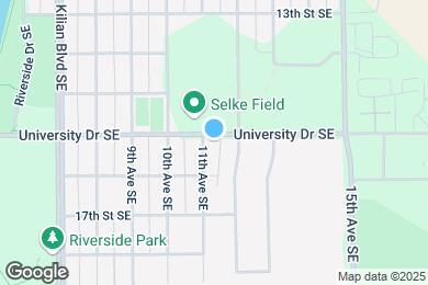 Map image of the property - 1102 University Dr SE
