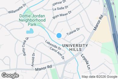 Map image of the property - 3203 Loyola Ln