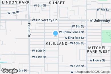 Map image of the property - 1210 W Elna Rae St