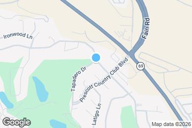 Map image of the property - 1299 Tapadero Dr