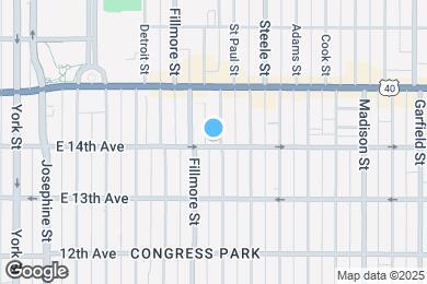 Map image of the property - 2933 E 14th Ave