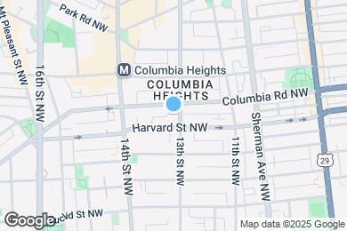 Map image of the property - 2914 13th St NW