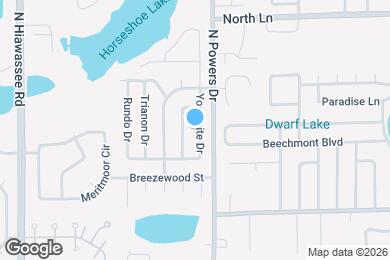 Map image of the property - 3668 Yosemite Dr