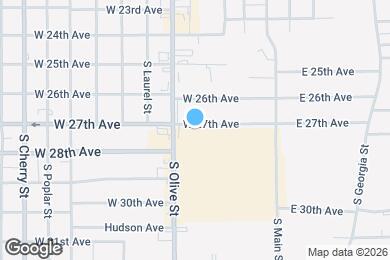 Map image of the property - 402 W 27th Ave