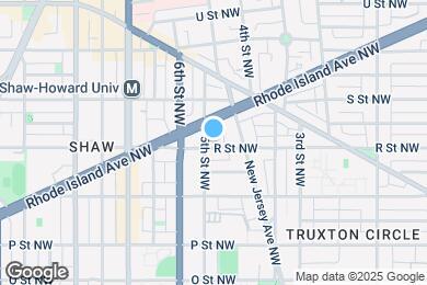 Map image of the property - 443 R St NW