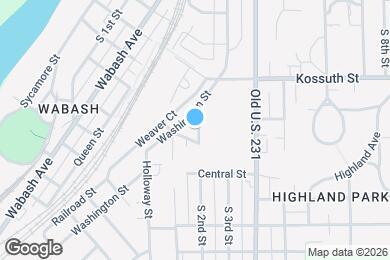 Map image of the property - 814 S 2nd St