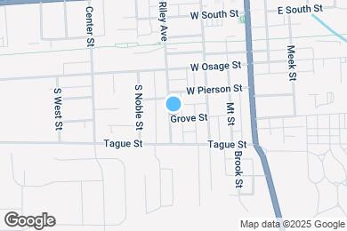 Map image of the property - 427 Riley Ave