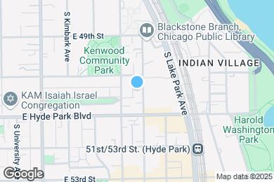 Map image of the property - 5018 S Blackstone Ave