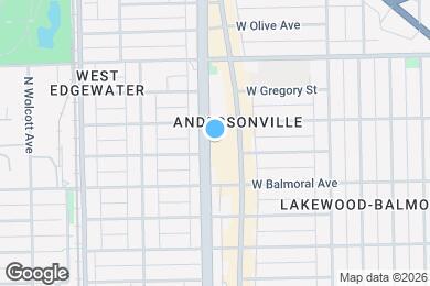 Map image of the property - 5441 N Ashland Ave