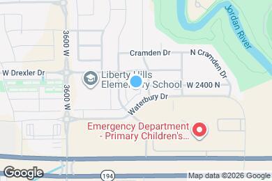 Map image of the property - 3320 W Lazy J Ln