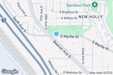 Map image of the property - 2843 S Myrtle St