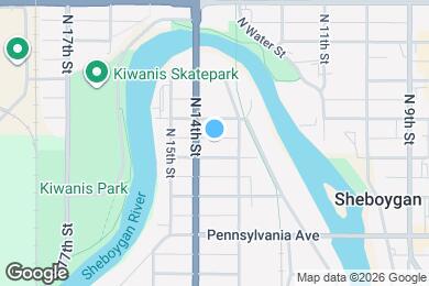 Map image of the property - 1324 New York Ave