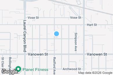 Map image of the property - 6904 Radford Ave
