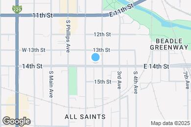 Map image of the property - 212 E 14th St