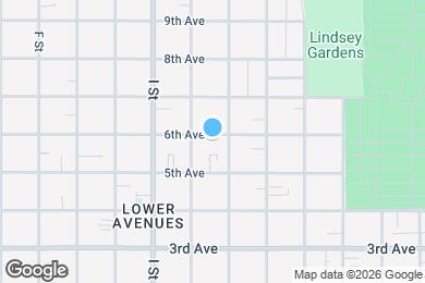 Map image of the property - 674 E 6th Ave