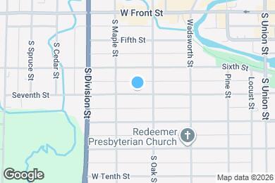 Map image of the property - 518 W Seventh St