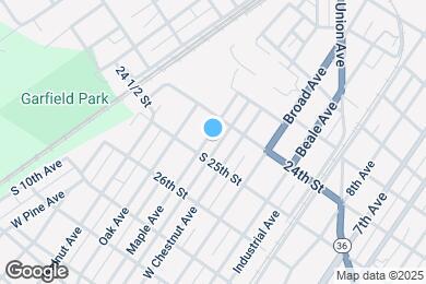 Map image of the property - 2417 Maple Ave