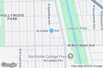 Map image of the property - 5647 N Spaulding Ave