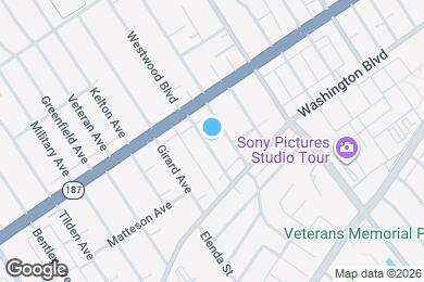 Map image of the property - 3836 1/2 Westwood Blvd