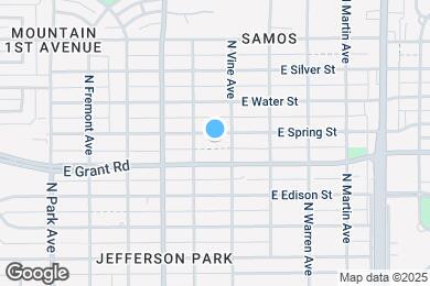 Map image of the property - 1418 E Spring St