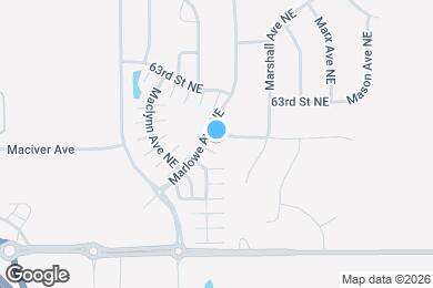 Map image of the property - 6190 Marlowe Ave NE
